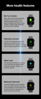 2025 Nuevo reloj inteligente NFC Seguimiento del sueño Salud Presión arterial Lipidos en la sangre Frecuencia cardíaca Llamada Bluetooth Reloj inteligente Reloj inteligente para hombres 4mini - details 16