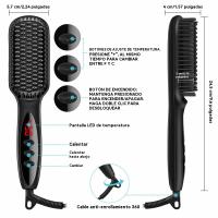 2025 Nuevo Peine Alisador Peine de Aire Caliente Peine para el Cabello de los Hombres Cuidado Personal Peine para Peinar la Barba de los Hombres - details 2