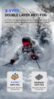 Kapvoe-Gafas de esquí fotocromáticas para hombre y mujer, máscara antiniebla para Snowboard, Kit de gafas de protección UV400, gafas de nieve, moto de nieve, Invierno - details 2