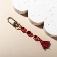Llavero turco de ojo azul de la suerte, amuleto para mochila, colgante de borla colorida de resina, cuentas duraderas, llavero de ojo de demonio - details 2