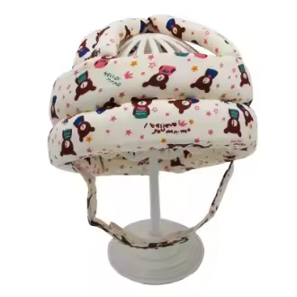 Casco de Seguridad de Algodón para Niños Pequeños Gorro Protector para la Cabeza para Bebés y Niños - 1