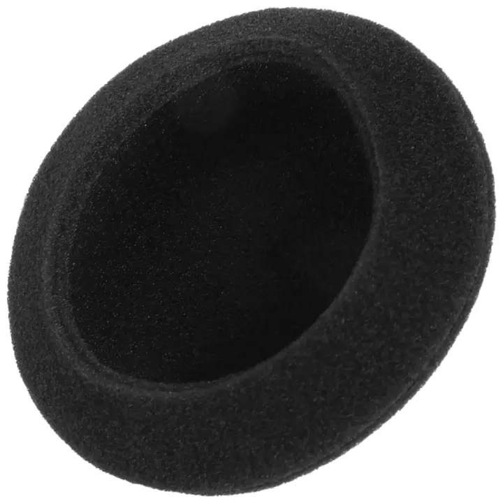 Almohadillas de espuma para auriculares, almohadillas de repuesto de 60mm, color negro, 4 pares - 1