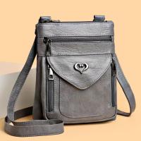 Funda para funda, bolso cruzado de tres capas para teléfono, bolso de pecho Retro impermeable para teléfono, bolso de mensajero Vintage de gran capacidad para teléfono móvil - details 11