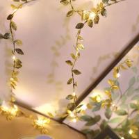 Luces de Hada de Hojas Doradas 2/3/5M Ideal para Bodas, Fiestas de Cumpleaños, Decoración de Jardín - details 3