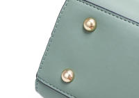 Bolsos de mano de cuero PU de color sólido para mujer, bolso de hombro cruzado de playa de verano para móvil - details 17