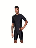 Trajes de buceo de 2 piezas para hombre, de color liso, cómodos para deportes acuáticos - details 6