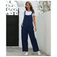 Ropa de mujer europea y americana Retro Casual pantalones de tirantes largos - details 8