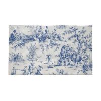 Toile De Jouy Toalla Algodón Francés Azul Marino Baño Ducha Deportes Yoga Toallas - details 64