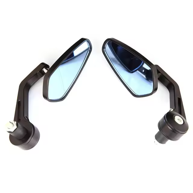 Accesorios de Espejo de Motocicleta de Aluminio Espejo de Vista Trasera de Manillar End 7/8" para Yamaha FZ1 FZ6 FZ8 Para Cafe Racer - 1