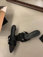 Sandalias Planas de Moda para Mujeres Punta Abierta, Tacón Fino, Altas y Estilizadas - details 8