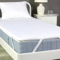 Tope para colchón de Espuma (160W x 200L x 6H cm de Altura, con Funda Lavable), Color Blanco - details 3