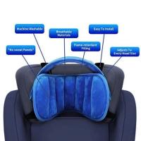 Asiento de coche para bebé Soporte de cabeza ajustable Cinturón de seguridad Almohadas de viaje - details 2