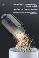 Aspiradora de Doble Propósito para Coche y Hogar Mini Aspiradora de Alta Succión Inalámbrica Portátil - details 15