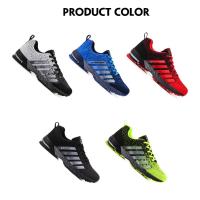 Zapatillas de correr transpirables para hombre, zapatos informales antideslizantes de gran tamaño, cómodos para caminar y trotar, Unisex - details 4