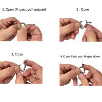 Pendientes de aro de titanio ASTM G23, Piercing corporal Labret sin costuras, segmento con bisagras, anillos de Nariz de gran tamaño, 10G-6G, 2,5mm-4mm, 1 unidad - details 5