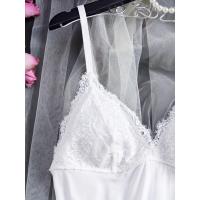 Conjunto de camisón y braguita de diseño encantador con tirantes finos y cuello en V, ropa sexy para mujer - details 15