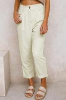 Pantalones elásticos coreanos cómodos originales de mujer Pana Lisa de pierna recta sueltos de Otoño Invierno - details 9