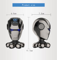 Nueva Maquinilla de Afeitar Eléctrica Recargable, Impermeable, Multifuncional para Hombres - details 14