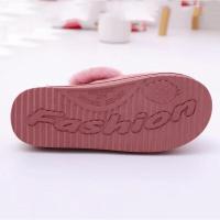 Zapatillas de casa suaves de invierno cálidas antideslizantes para damas - details 5