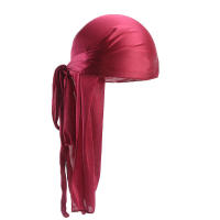 Durag de Seda para Hombres Larguísima Cola de Pelo Bandana Accesorio de Cabeca de Biker - details 11
