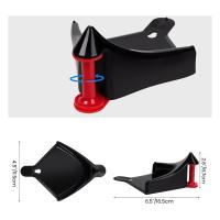 Guía de manguera de coche de 4 piezas, rodillo de manguera de neumático para lavado de coches, guía de manguera de neumático, herramienta de lavado de plástico para neumáticos de coche-negro - details 2