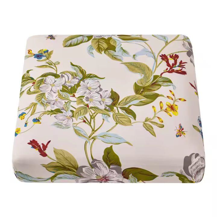 Coolazy-fundas elásticas estampadas para cojín de sofá, fundas de repuesto para cojín de Silla, Protector de muebles, 1 unidad - 1