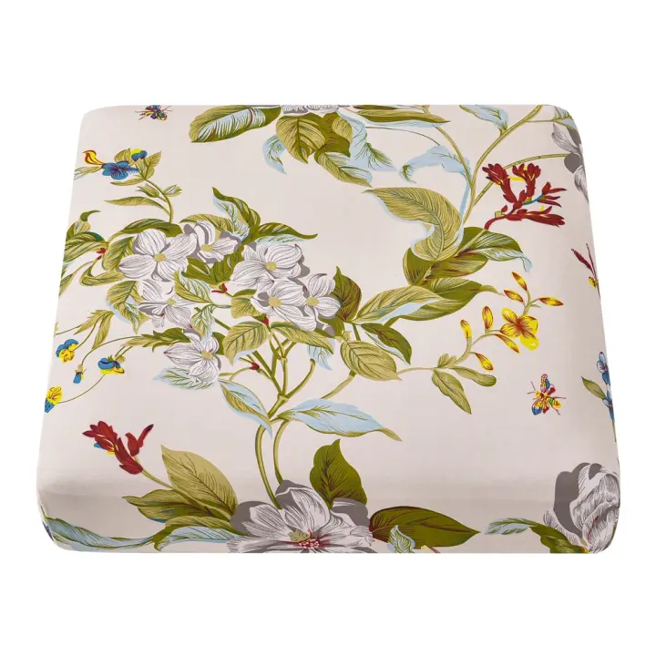 Coolazy-fundas elásticas estampadas para cojín de sofá, fundas de repuesto para cojín de Silla, Protector de muebles, 1 unidad - 1