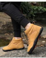 Botas de nieve impermeables para hombre y mujer, botines informales de felpa para mantener el calor, Unisex, Invierno - details 17
