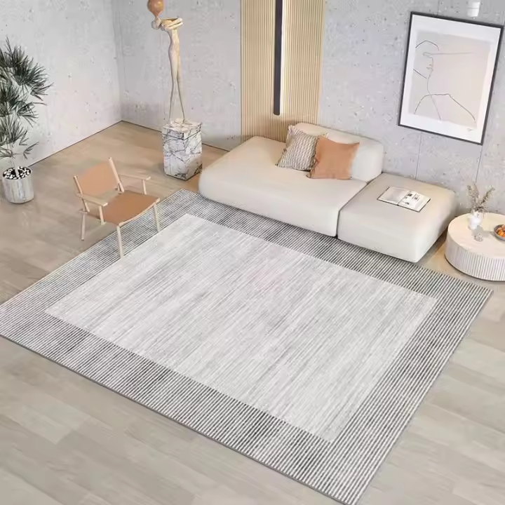 Alfombra de salón, algodón y lino, imitación de cachemira gruesa para habitación, dormitorio,cocina - 1