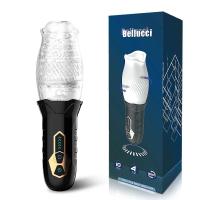 Entrenador de Placer Rotativo Automático Vibrador Oral Real para Hombres Copa de Espiral de Moción - details 12