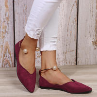 Zapatos planos de punta estrecha con estampado de leopardo para mujer, zapatillas informales transpirables sin cordones para exteriores, 2022 - details 17