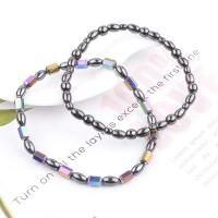 Pulseras de terapia magnética para pérdida de peso con cuentas de hematita para hombres y mujeres, antifatiga, curación - details 2
