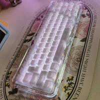 Tecla de seda transparente para teclado mecánico Cherry MX, perfil OEM, 130 teclas, incluida la espaciadora - details 4