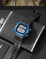 SKMEI-reloj deportivo para hombre, cronómetro con luz trasera, cuenta atrás, resistente al agua, 5bar, alarma - details 17