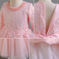 Vestido de actuación de Piano para niña, vestido de princesa de cumpleaños con flores para niña, tul hinchado de alta gama, pasarela - details 0