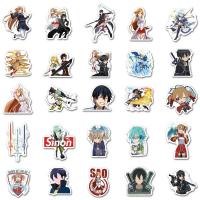 Pegatinas de Anime Sword Art Online 50PCS para Niños Ideal para Diarios Libros Maletas Motocicletas Neveras y Paredes Marca nbyinto - details 1