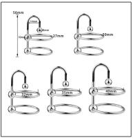 Anillo de Dilatación Uretral de Acero Inoxidable Juguete Sexual para Retrasar la Ejaculación para Hombres Bloque de Cerradura de Placer Sensual - details 0