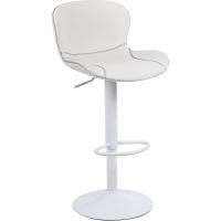 Taburetes Altos de Cocina Juego de 2, Taburete de Bar Regulable en Altura, Taburete Alto con Resalto y Reposapiés, Taburete Giratorio Moderno, Negro - details 20