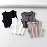 Chaleco deportivo para mujer Camisetas sin mangas cortas informales - details 9