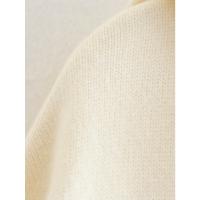 Jersey de punto a rayas para mujer, Jersey de manga larga con cuello en V, color Beige, Otoño e Invierno - details 8