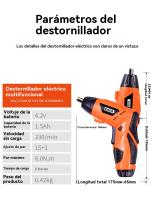 mini taladro eléctrico multifunción para casa destornillador electrico - details 3