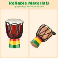 Collares de instrumentos de 5 piezas, Mini colgante de tambor Djembe, collar de madera de Tambor Africano, tambores y percusión - details 4