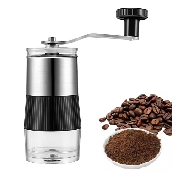 Mini molinillo de café Manual portátil para el hogar, núcleo de molienda de cerámica de acero inoxidable, máquina de café Manual - 1