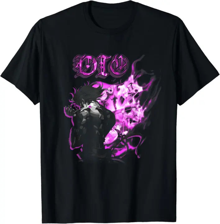 Camiseta JoJo Part 3 Stardust Crusaders DIO Silhouette Stand Aura - 1