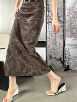 Nuevas sandalias de cuña de cabeza cuadrada de moda simples y versátiles zapatillas de tacón alto transparentes zapatos de mujer con punta abierta - details 10