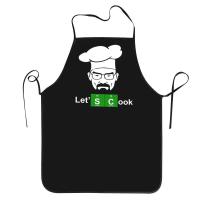 Babero personalizado Breaking Bad Time delantales hombres mujeres Unisex adulto Chef cocina Walter White Tablier cocina jardinería - details 70