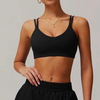 Sujetador deportivo ligero, transpirable y grueso para yoga y actividades de gimnasio para mujer - details 1