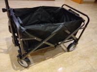 Carro de Mano Plegable Carrito de Playa y Transporte para Jardín Casa Almacén 4 Ruedas, todoterreno - details 3