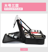 Bolsa de cosméticos portátil profesional para mujer, caja de almacenamiento de herramientas de maquillaje y arte de uñas de gran capacidad para artistas de maquillaje - details 23
