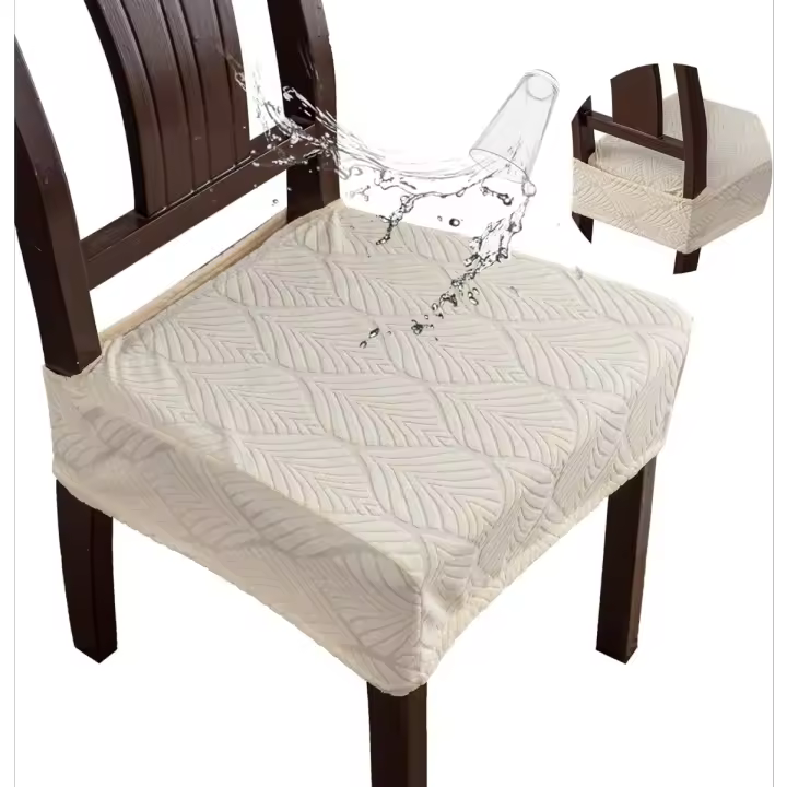 Funda de Silla de comedor Universal, 4/6Piezas, Cubierta de Elastano para Silla extraible, Muy fácil de Limpiar y Duradera - 1